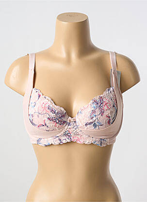 Soutien-gorge broderie haut soutien-gorge moulé rose TRIUMPH femme