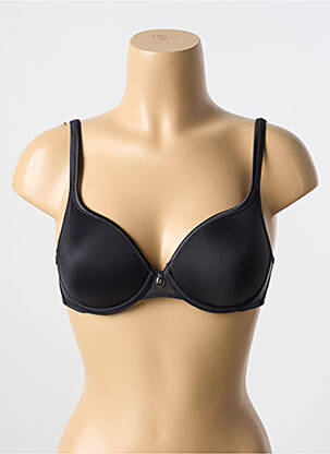 Soutien-gorge effet matière satinée haut soutien-gorge moulé noir TRIUMPH femme