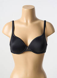 Soutien-gorge effet matière satinée haut soutien-gorge moulé noir TRIUMPH femme