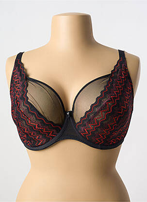 Soutien-gorge légère et transparente haut soutien-gorge emboitant noir FREYA femme