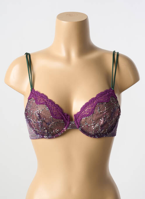 Soutien-gorge légère et transparente haut soutien-gorge moulé violet ANDRES SARDA femme