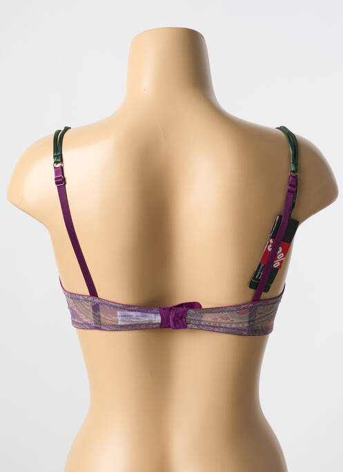 Soutien-gorge légère et transparente haut soutien-gorge moulé violet ANDRES SARDA femme