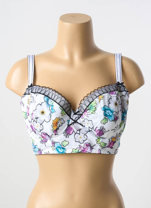 Soutien-gorge effet matière satinée haut soutien-gorge moulé blanc FREYA femme