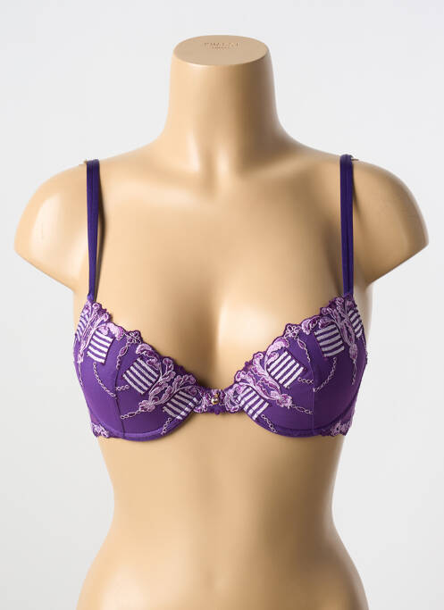 Soutien-gorge haut soutien-gorge push-up haut soutien-gorge push-up violet LISE CHARMEL femme