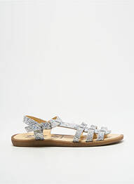 Sandales/nu pieds impression bout ouvert argent BELLAMY fille