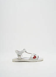 Sandales/nu pieds tissage tissage pailleté bout ouvert argent BELLAMY fille