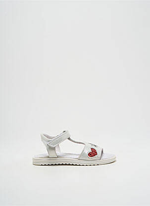 Sandales/nu pieds tissage tissage pailleté bout ouvert argent BELLAMY fille