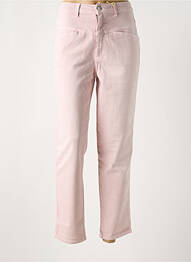 Jeans coupe droite stretch taille normale rose CLOSED femme