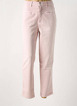 Jeans coupe droite stretch taille normale rose CLOSED femme