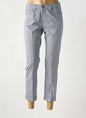 Pantalon 7/8 gris DENIM STUDIO pour femme seconde vue