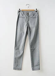 Pantalon 7/8 gris DENIM STUDIO pour femme seconde vue