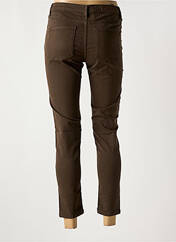 Pantalon 7/8 marron DENIM STUDIO pour femme seconde vue