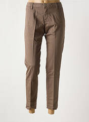 Pantalon 7/8 marron DENIM STUDIO pour femme seconde vue