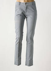 Pantalon chino gris DENIM STUDIO pour femme seconde vue
