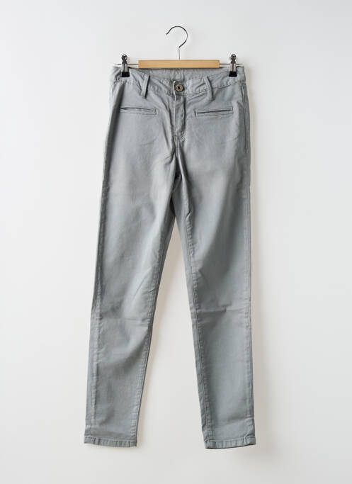 Pantalon 7/8 gris DENIM STUDIO pour femme