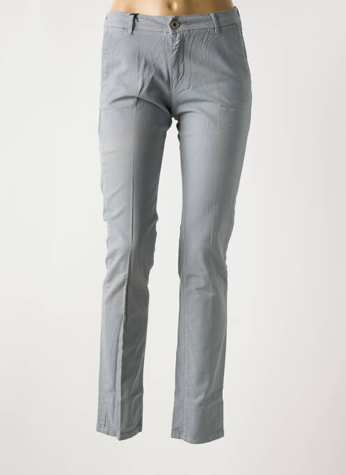 Pantalon chino gris DENIM STUDIO pour femme