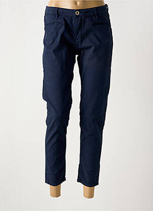 Pantalon 7/8 stretch taille normale bleu DENIM STUDIO femme
