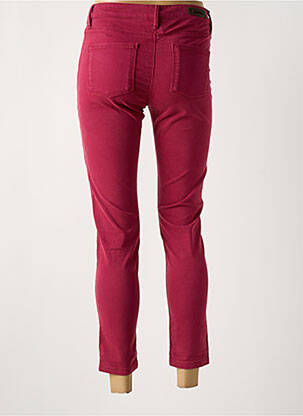 Pantalon 7/8 stretch taille normale violet DENIM STUDIO femme