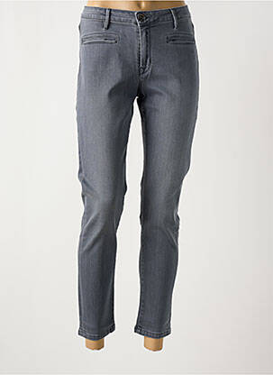 Jeans coupe slim stretch taille normale gris DENIM STUDIO femme
