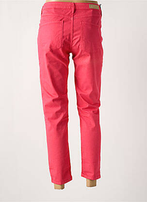 Pantalon 7/8 stretch taille normale rose DENIM STUDIO femme