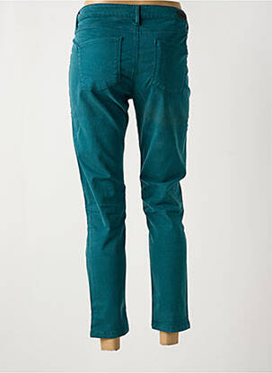Pantalon 7/8 stretch taille normale vert DENIM STUDIO femme