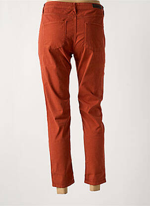 Pantalon 7/8 stretch taille normale marron DENIM STUDIO femme