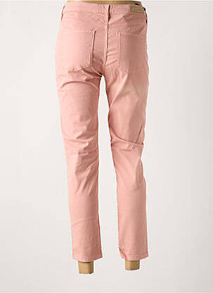 Pantalon 7/8 stretch taille normale rose DENIM STUDIO femme