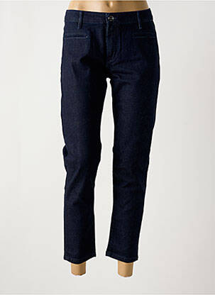 Pantalon 7/8 stretch taille normale bleu DENIM STUDIO femme