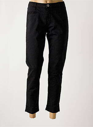 Pantalon 7/8 stretch taille normale noir DENIM STUDIO femme