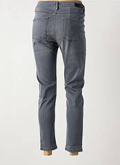 Jeans coupe slim gris DENIM STUDIO pour femme seconde vue