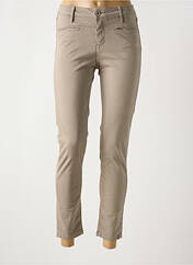 Pantalon 7/8 beige DENIM STUDIO pour femme seconde vue