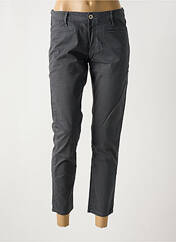 Pantalon 7/8 gris DENIM STUDIO pour femme seconde vue