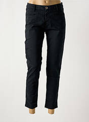 Pantalon 7/8 noir DENIM STUDIO pour femme seconde vue
