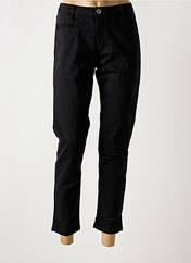Pantalon 7/8 noir DENIM STUDIO pour femme seconde vue
