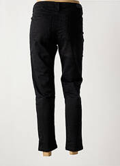 Pantalon 7/8 noir DENIM STUDIO pour femme seconde vue