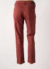 Pantalon 7/8 rouge DENIM STUDIO pour femme seconde vue