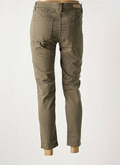 Pantalon 7/8 vert DENIM STUDIO pour femme seconde vue