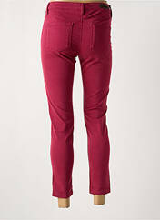 Pantalon 7/8 violet DENIM STUDIO pour femme seconde vue