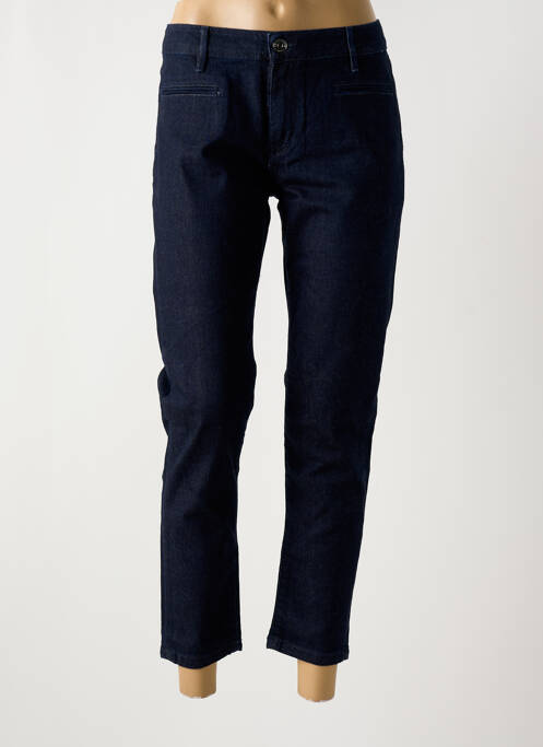 Pantalon 7/8 stretch taille normale bleu DENIM STUDIO femme