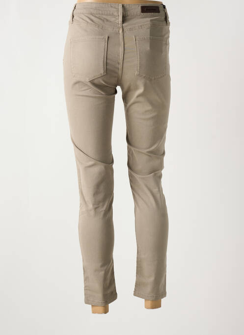 Pantalon 7/8 beige DENIM STUDIO pour femme