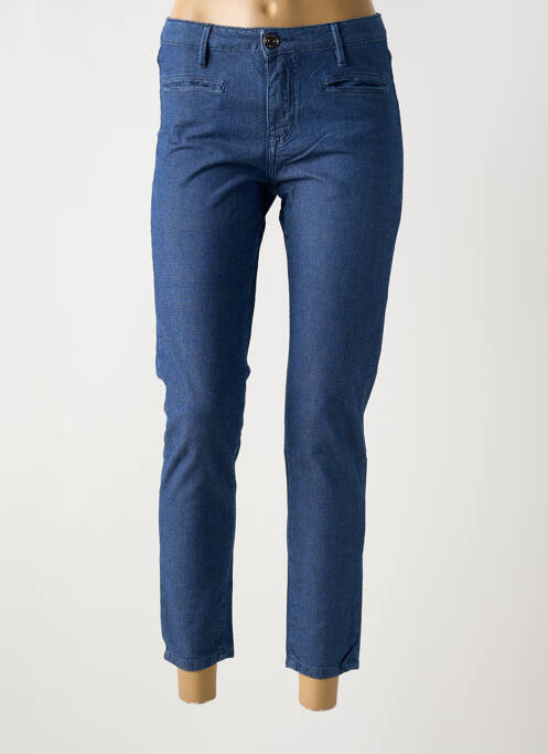 Pantalon 7/8 bleu DENIM STUDIO pour femme