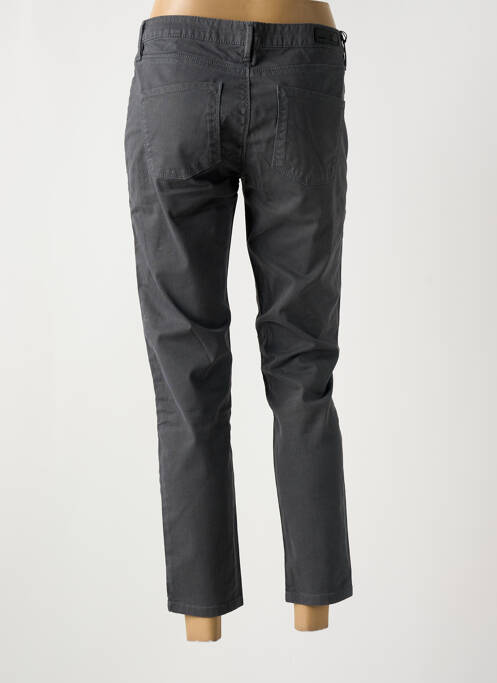 Pantalon 7/8 gris DENIM STUDIO pour femme