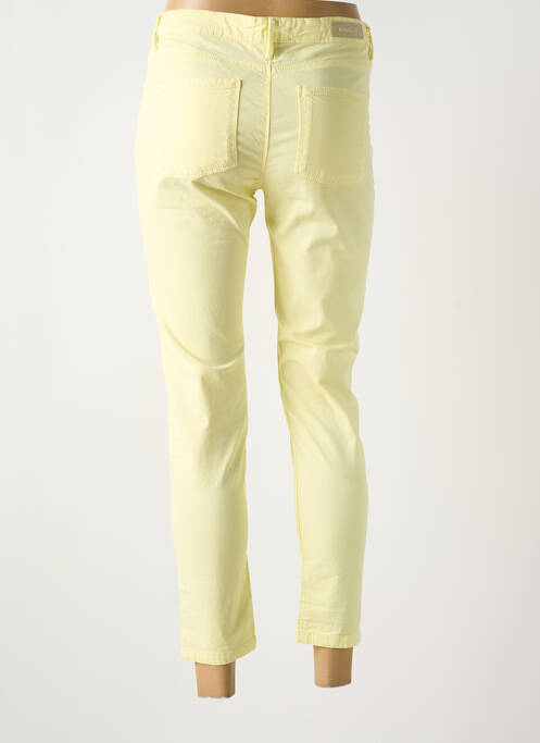 Pantalon 7/8 jaune DENIM STUDIO pour femme