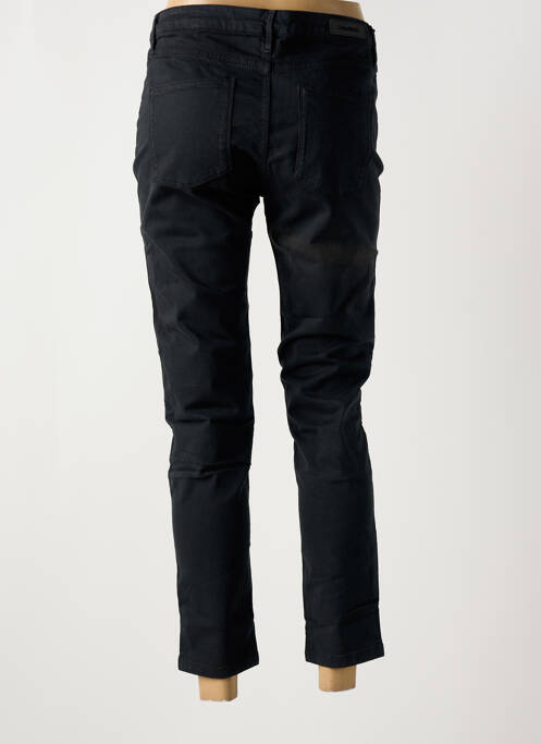 Pantalon 7/8 noir DENIM STUDIO pour femme