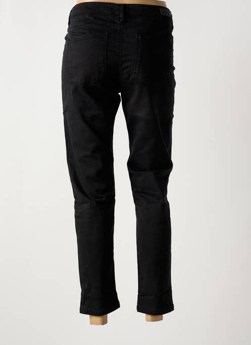 Pantalon 7/8 noir DENIM STUDIO pour femme