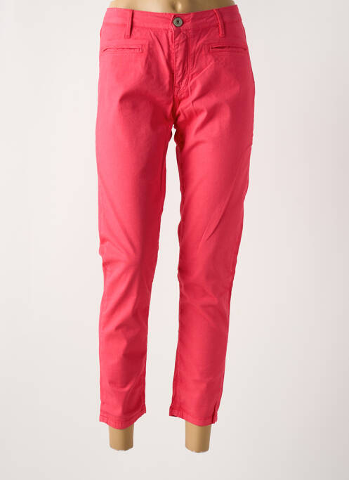 Pantalon 7/8 rose DENIM STUDIO pour femme