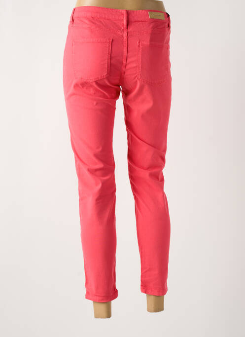 Pantalon 7/8 rose DENIM STUDIO pour femme