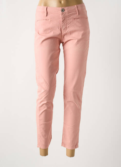 Pantalon 7/8 rose DENIM STUDIO pour femme