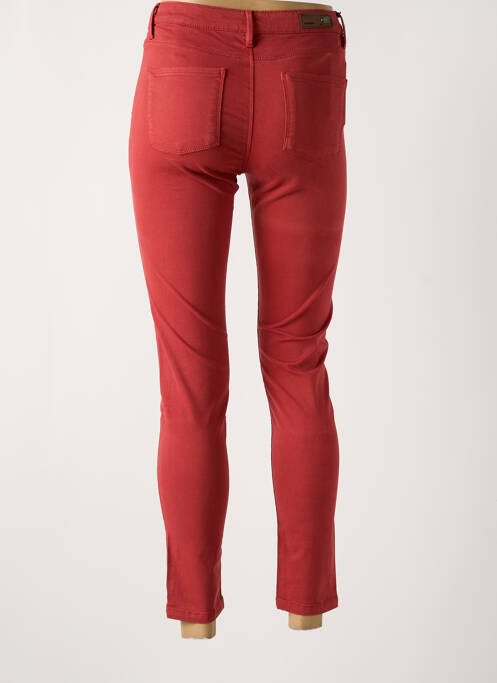 Pantalon 7/8 rouge DENIM STUDIO pour femme