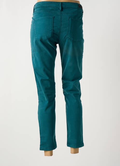 Pantalon 7/8 vert DENIM STUDIO pour femme